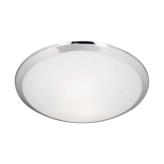 Malta Flush Mount in Chrome Finish | Kuzco Lighting