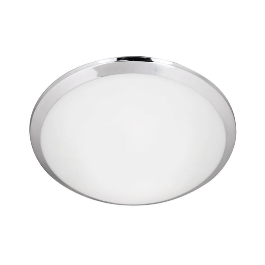 Malta LED Flush Mount in Chrome Finish | Kuzco Lighting