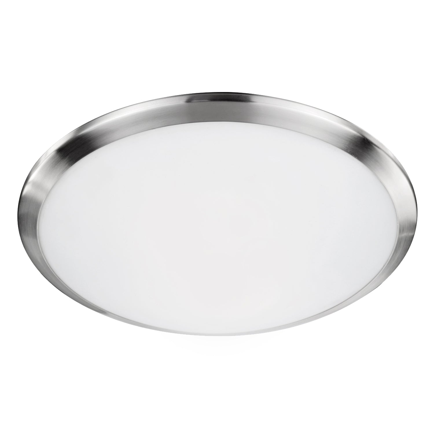Malta LED Flush Mount in Brushed Nickel Finish | Kuzco Lighting