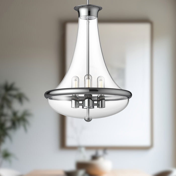 Marcel 3-Light Pendant by Alora Lighting