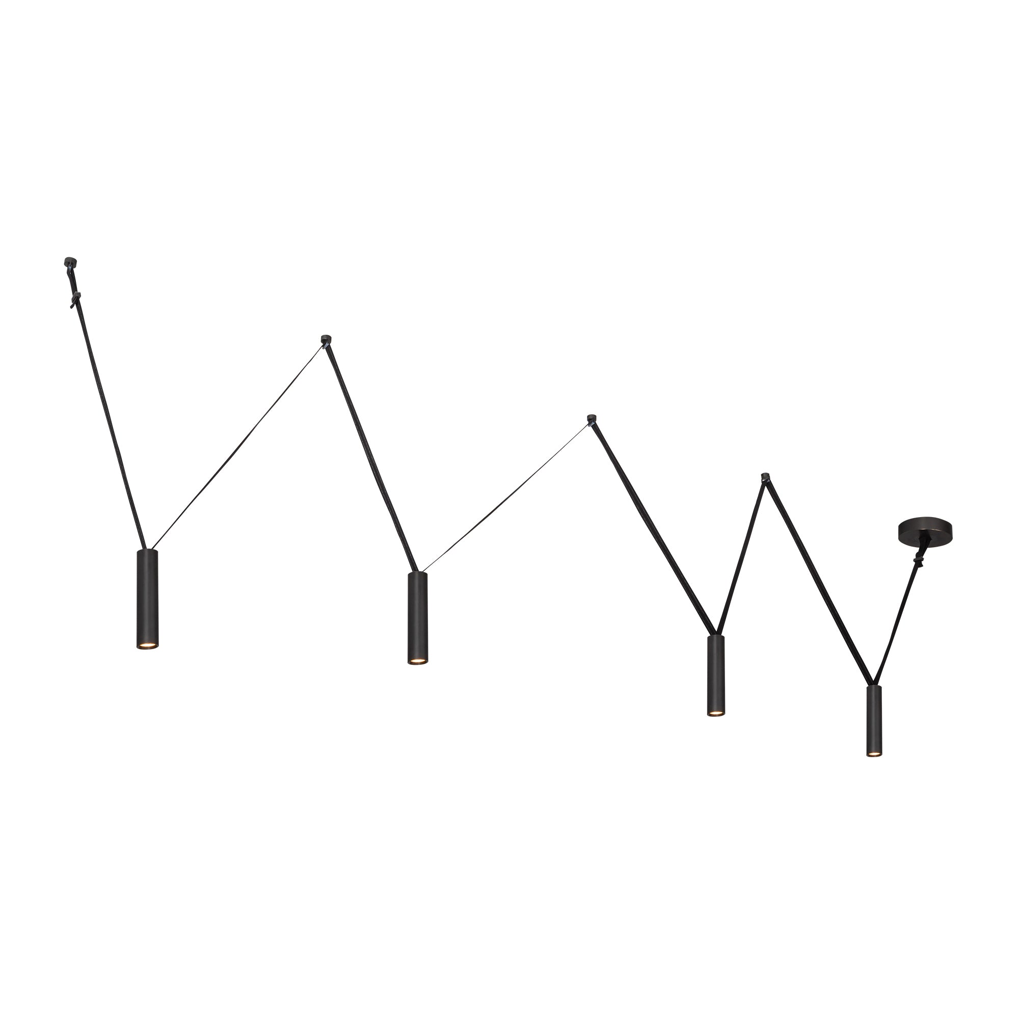 Mason LED Linear Pendant in Urban Bronze Finish | Kuzco Lighting