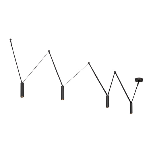 Mason LED Linear Pendant in Urban Bronze Finish | Kuzco Lighting