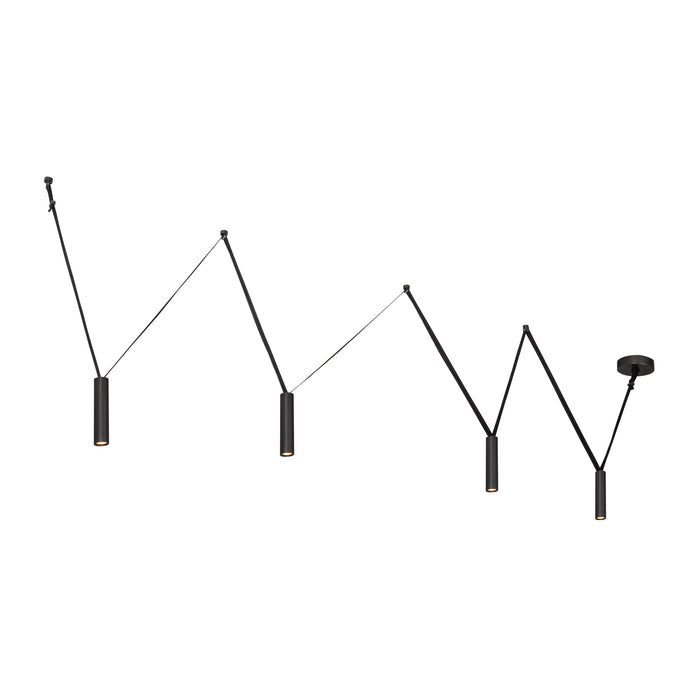 Mason LED Linear Pendant in Urban Bronze Finish | Kuzco Lighting