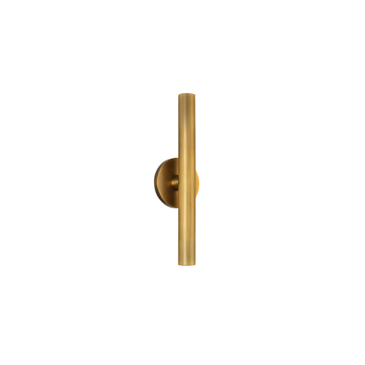 Mason LED Wall Sconce in Vintage Brass Finish | Kuzco Lighting