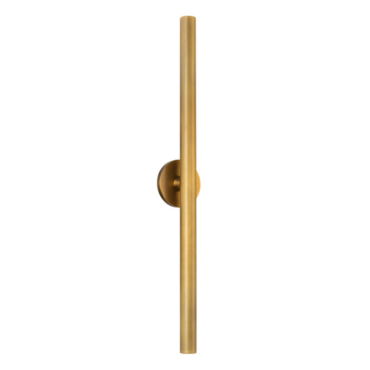 Mason LED Wall Sconce in Vintage Brass Finish | Kuzco Lighting