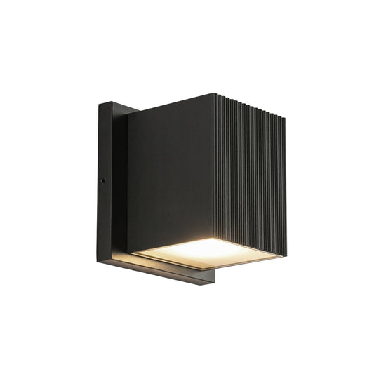 Mavis LED Exterior Wall Sconce in Black Finish | Kuzco Lighting