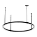 Stagger Ring Chandelier by Visual Comfort Modern