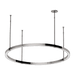 Stagger Ring Chandelier by Visual Comfort Modern