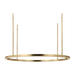 Stagger Ring Chandelier by Visual Comfort Modern