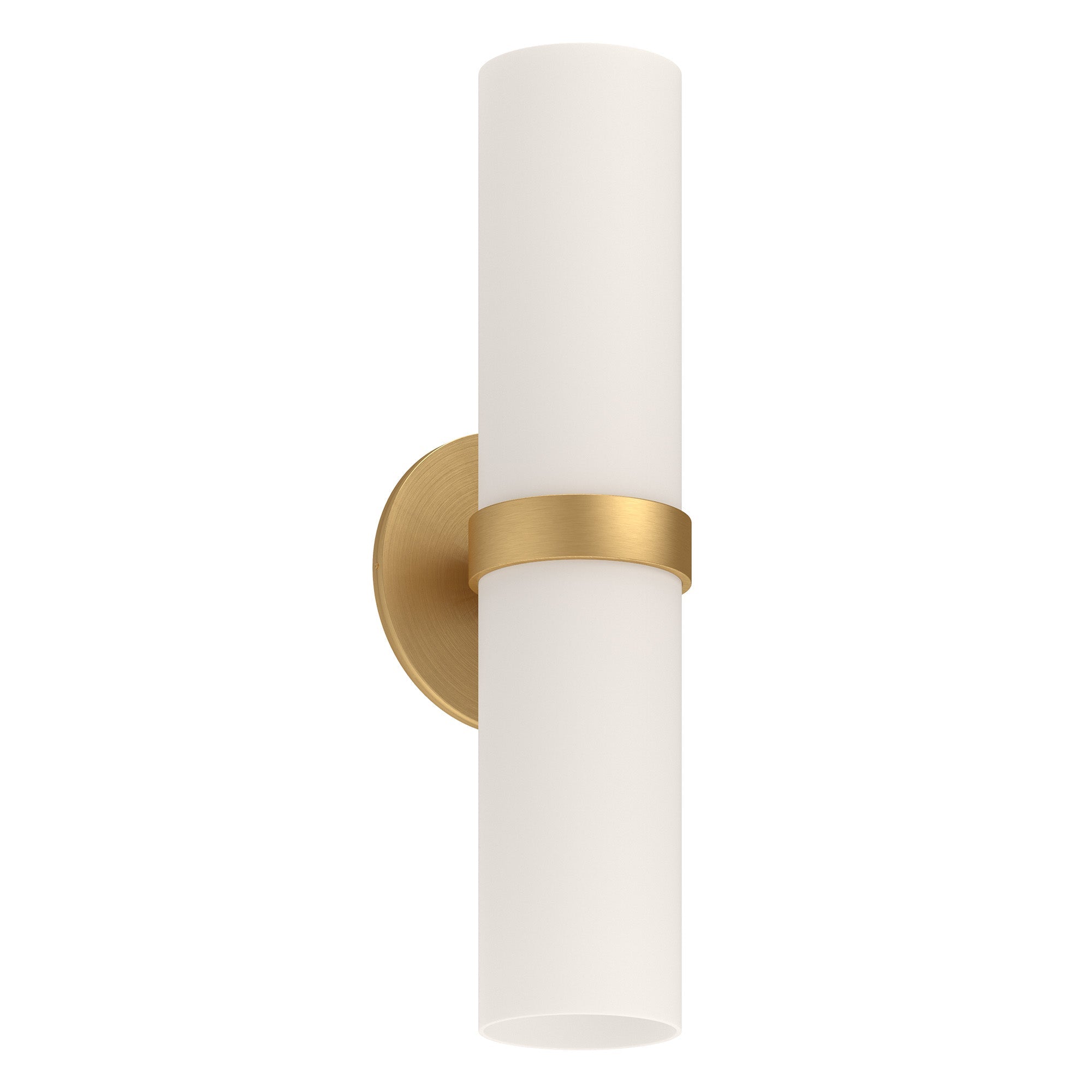 Milano LED Wall Sconce in Brushed Gold Finish | Kuzco Lighting