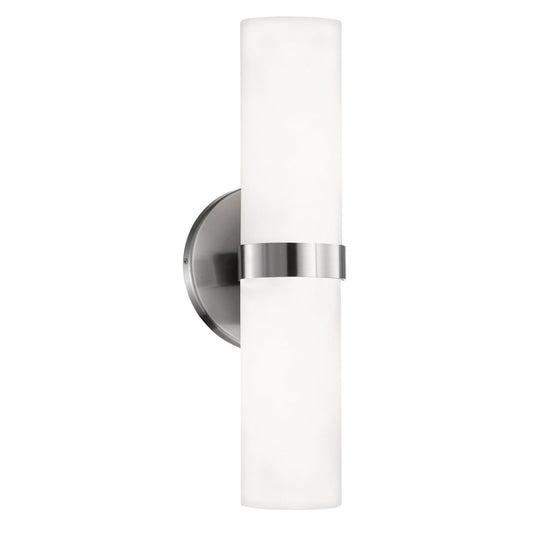 Milano LED Wall Sconce in Brushed Nickel Finish | Kuzco Lighting
