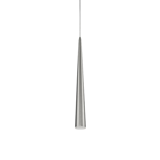 Mina LED Pendant in Brushed Nickel Finish | Kuzco Lighting