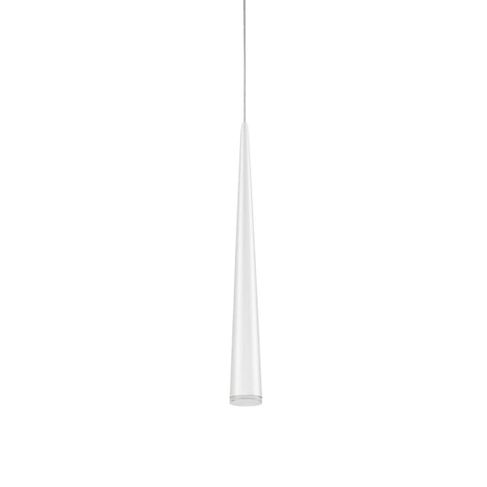 Mina LED Pendant in White Finish | Kuzco Lighting
