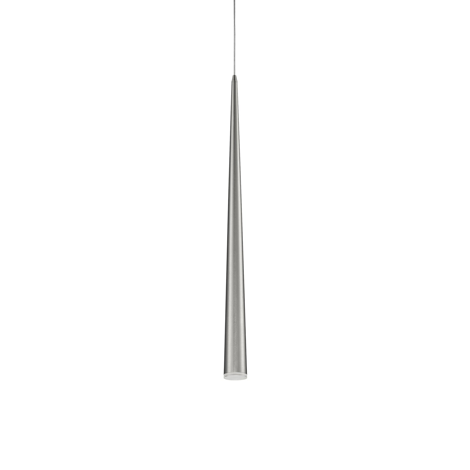 Mina LED Pendant in Brushed Nickel Finish | Kuzco Lighting