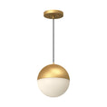 Load image into Gallery viewer, Monae LED Pendant in Brushed Gold Finish | Kuzco Lighting
