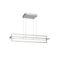 Load image into Gallery viewer, Mondrian LED Linear Pendant in Brushed Nickel Finish | Kuzco Lighting
