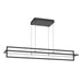 Mondrian LED Linear Pendant in Black Finish | Kuzco Lighting