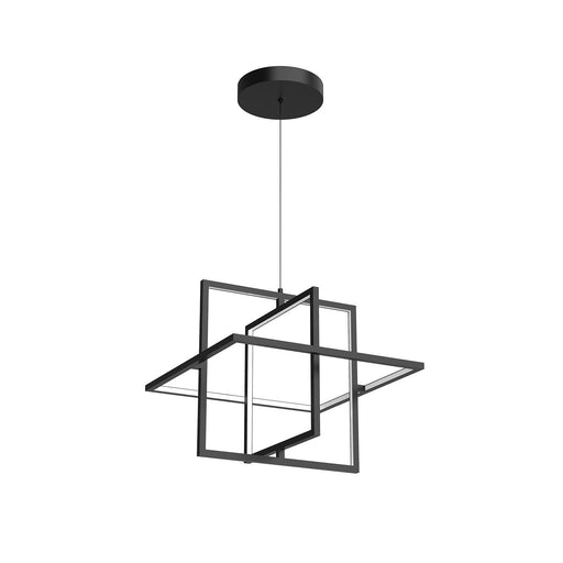 Mondrian LED Pendant in Black Finish | Kuzco Lighting