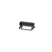 Mondrian LED Semi-Flush Mount in Black Finish | Kuzco Lighting