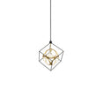 Load image into Gallery viewer, Monza LED Chandelier in Black/Antique Brass Finish | Kuzco Lighting
