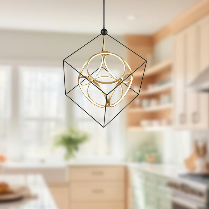 Monza LED Chandelier by Kuzco Lighting