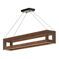 Load image into Gallery viewer, Morina LED Linear Pendant in Walnut Finish | Kuzco Lighting
