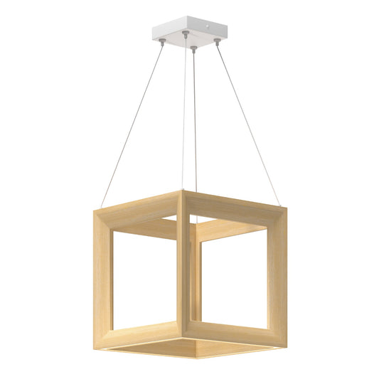 Morina LED Pendant in White Oak Finish | Kuzco Lighting