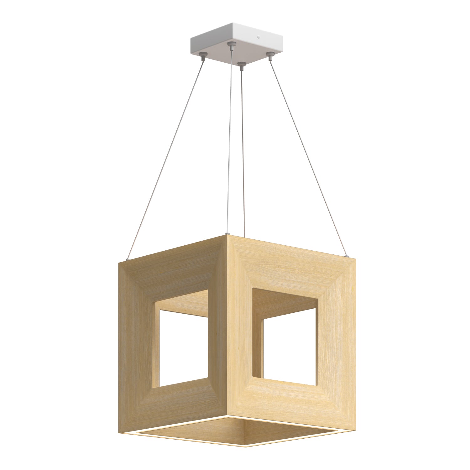 Morina LED Pendant in White Oak Finish | Kuzco Lighting