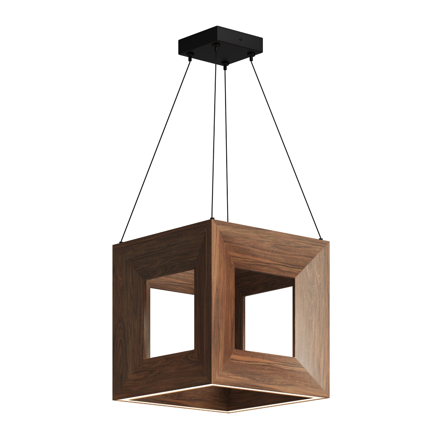 Morina LED Pendant in Walnut Finish | Kuzco Lighting