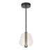 Mulberry LED Pendant in Black/Light Guide Finish | Kuzco Lighting