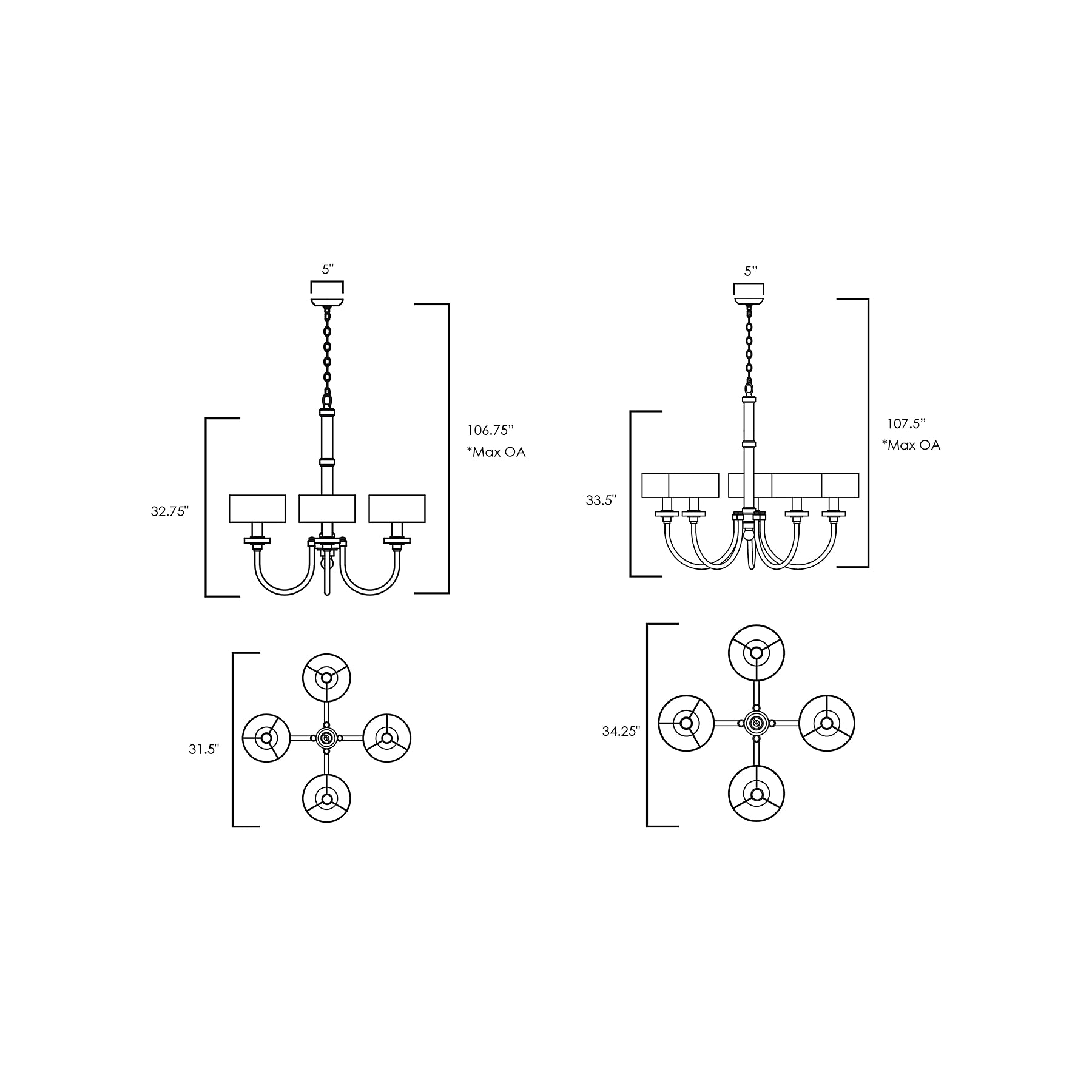 Manhattan Chandelier Diagram