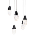 Load image into Gallery viewer, Martini LED Multi-Light Pendant Black 5 Light
