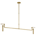 Load image into Gallery viewer, Melange Extra Large LED Linear Suspension Brass
