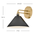 Load image into Gallery viewer, Milo Small Single Wall Sconce
