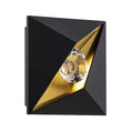 Load image into Gallery viewer, Mythical LED Outdoor Wall Sconce Black/Brass Finish
