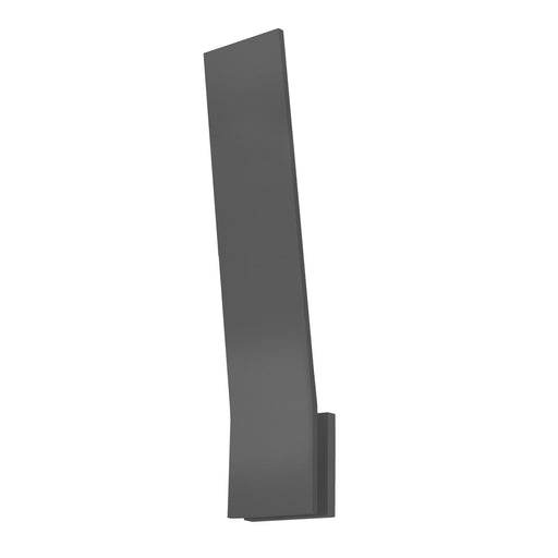 Nevis LED Exterior Wall Sconce in Graphite Finish | Kuzco Lighting