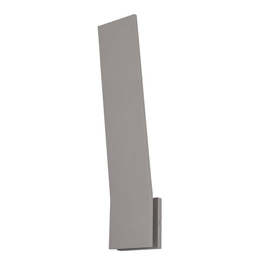 Nevis LED Exterior Wall Sconce in Gray Finish | Kuzco Lighting