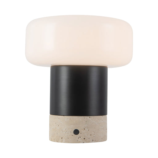 Niko 7-in Urban Bronze Dimmable LED Table Lamp with Opal Matte Glass