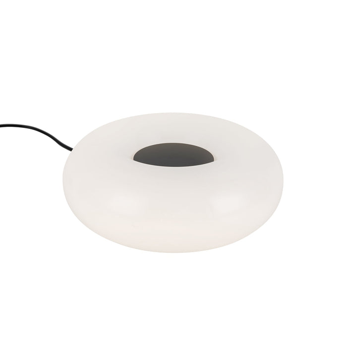 Nimbus LED Table Lamp in Black/Opal Glass Finish | Kuzco Lighting