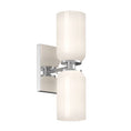 Load image into Gallery viewer, Nola Wall Sconce in Chrome/Glossy Opal Glass Finish | Kuzco Lighting
