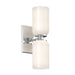 Nola Wall Sconce in Chrome/Glossy Opal Glass Finish | Kuzco Lighting