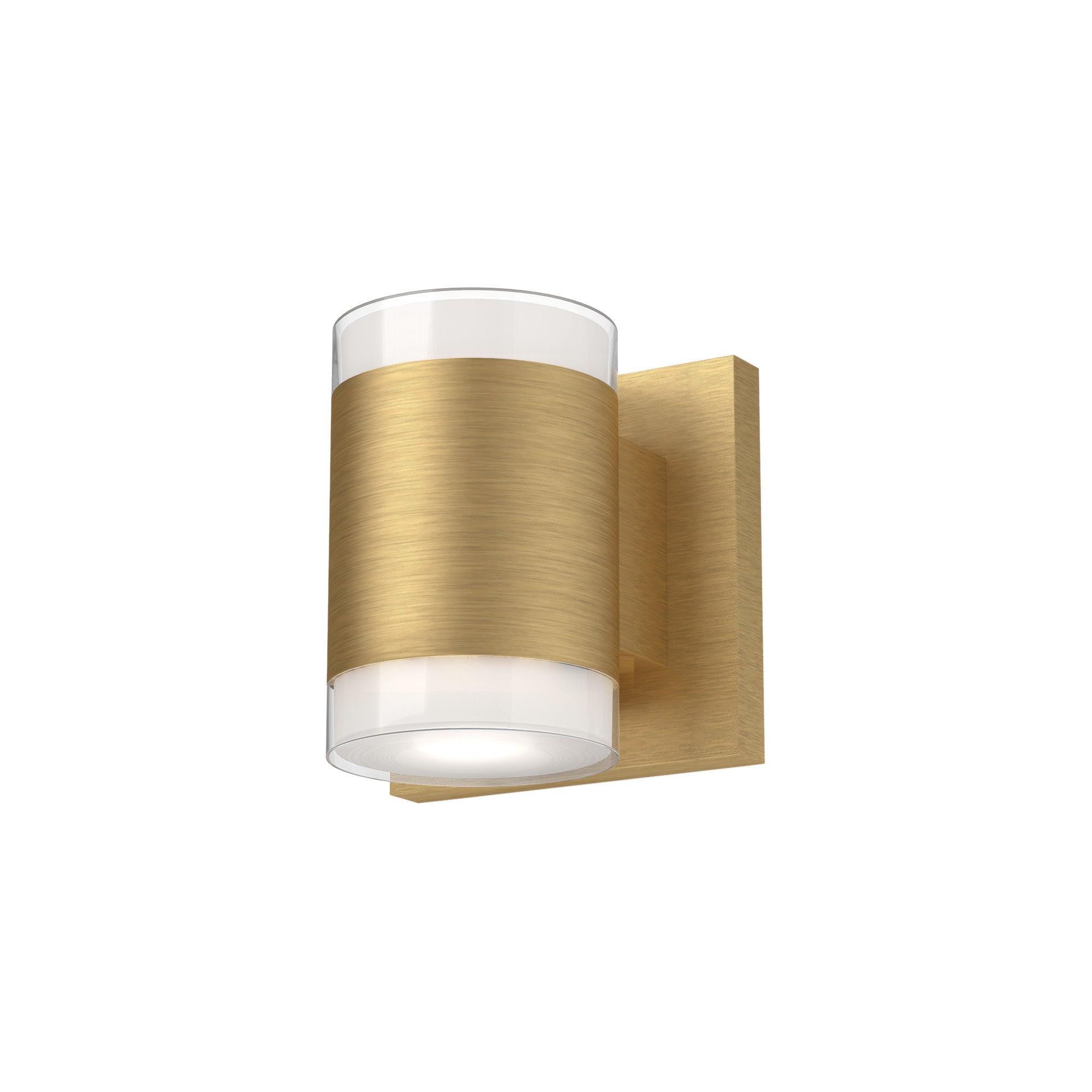 Norfolk LED Wall Sconce in Brushed Gold Finish | Kuzco Lighting