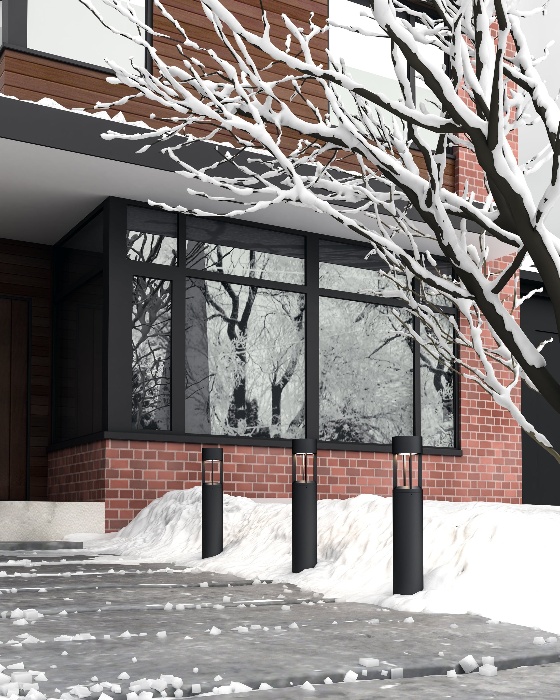 Novato LED Exterior Bollard