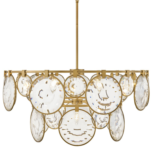 Nala Chandelier - Heritage Brass