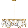 Load image into Gallery viewer, Nala Single Tier Chandelier - Heritage Brass
