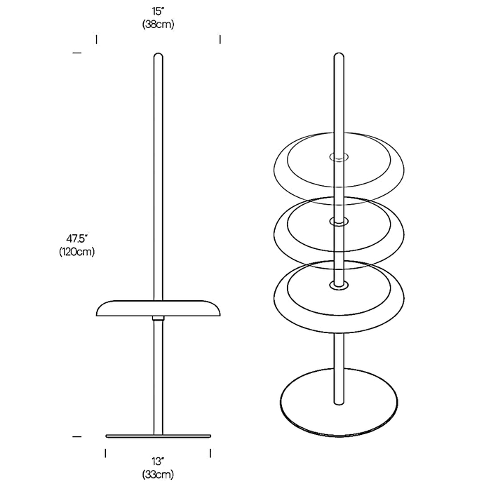 Nivel Rechargeable Portable Floor Lamp by Pablo