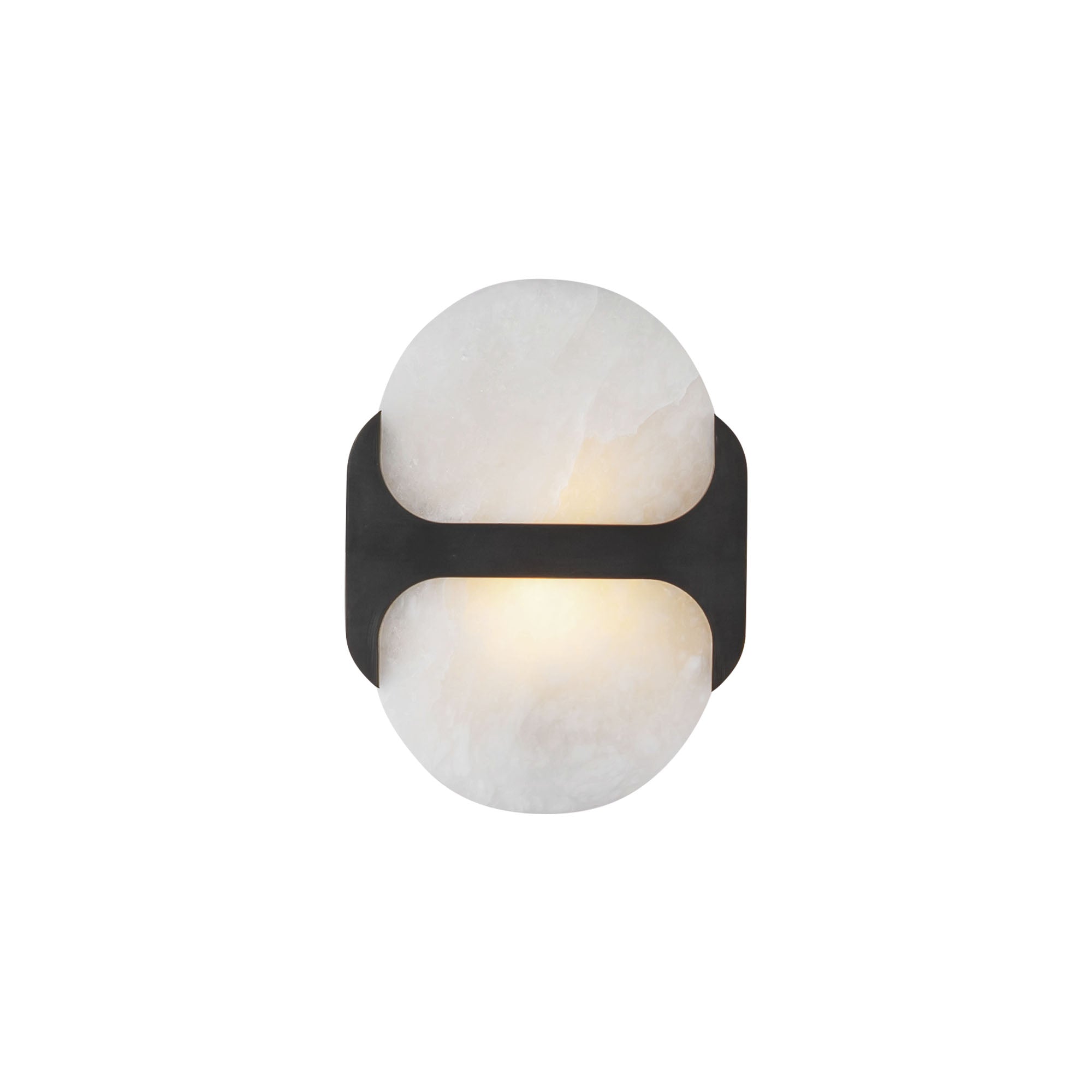 Odin 9-in Urban Bronze/Alabaster Socket Wall Vanity by Alora Lighting | WV357109UBAR | Alora Lighting