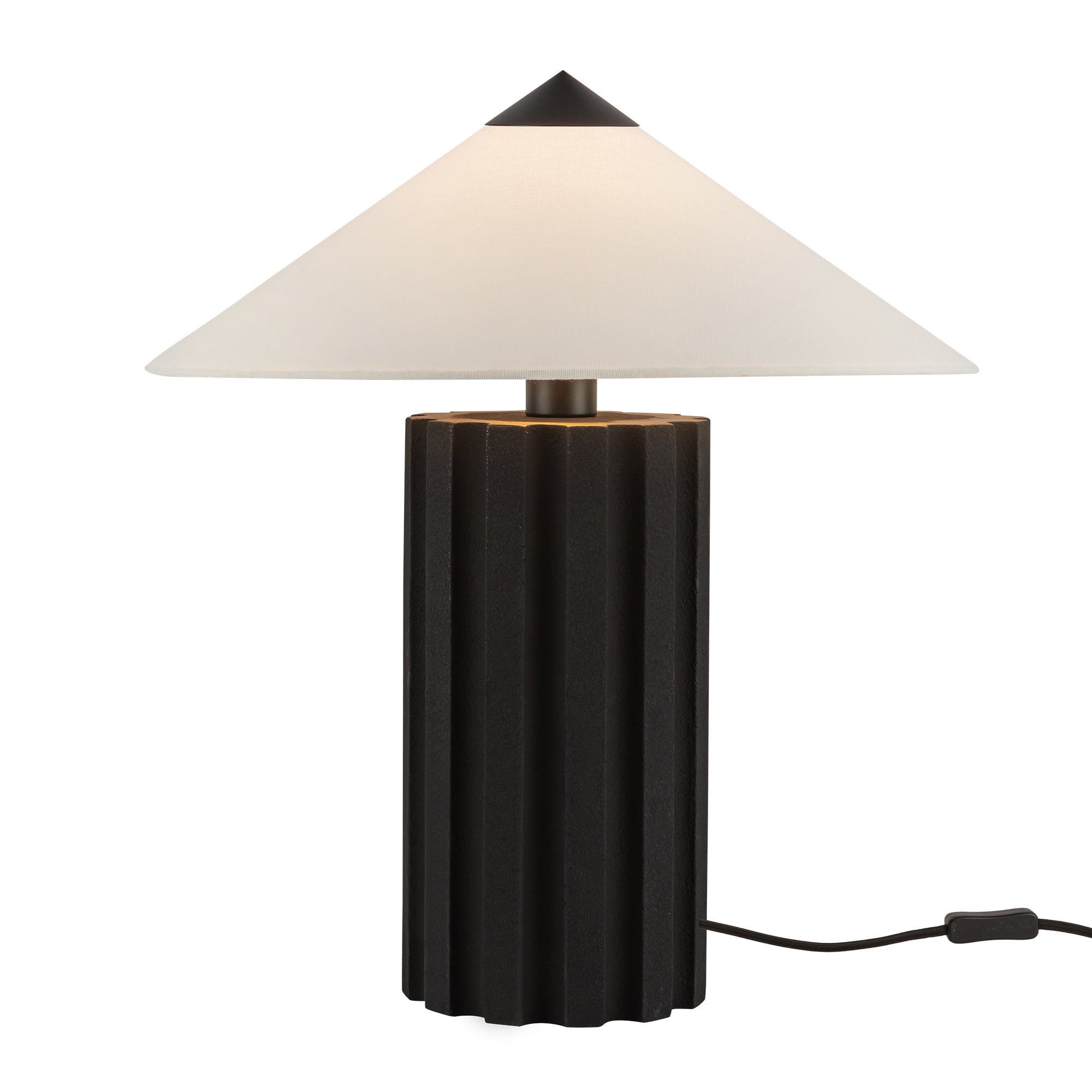 Ono 20-in Matte Black Socket Table Lamp by Alora Lighting | TL441020MB | Alora Lighting