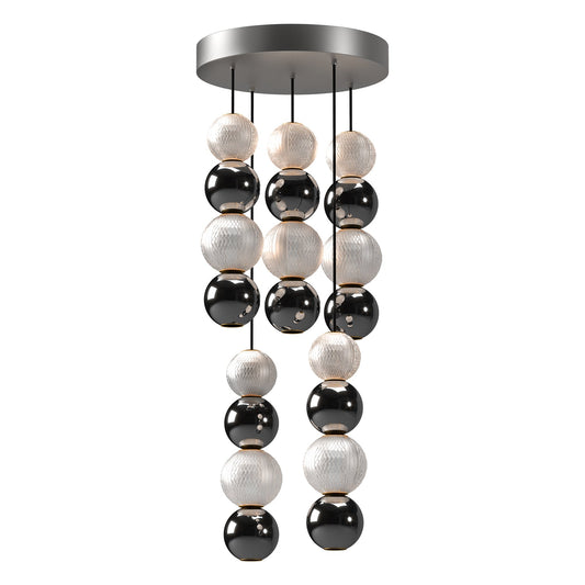 Onyx 15-in Polished Nickel LED Multi Pendant by Alora Lighting | MP321805PN | Alora Lighting