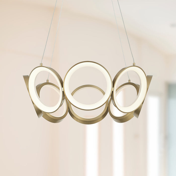 Oros LED Chandelier by Kuzco Lighting